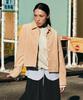 Uniform Bridge Faux Suede Jacket(Women) Beige