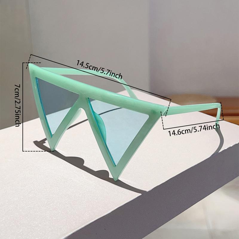 Triangle Shaped Sunglasses New Fashion Candy Color Beach Holiday Shades Trendy Brand Design Cute Decor Sun Glasses
