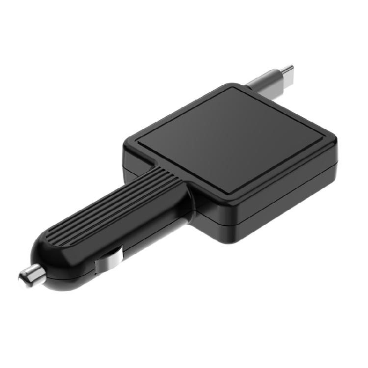 30W Car Charging Adapter Cable with Extendable USB C Line for Electronic Devices Charger