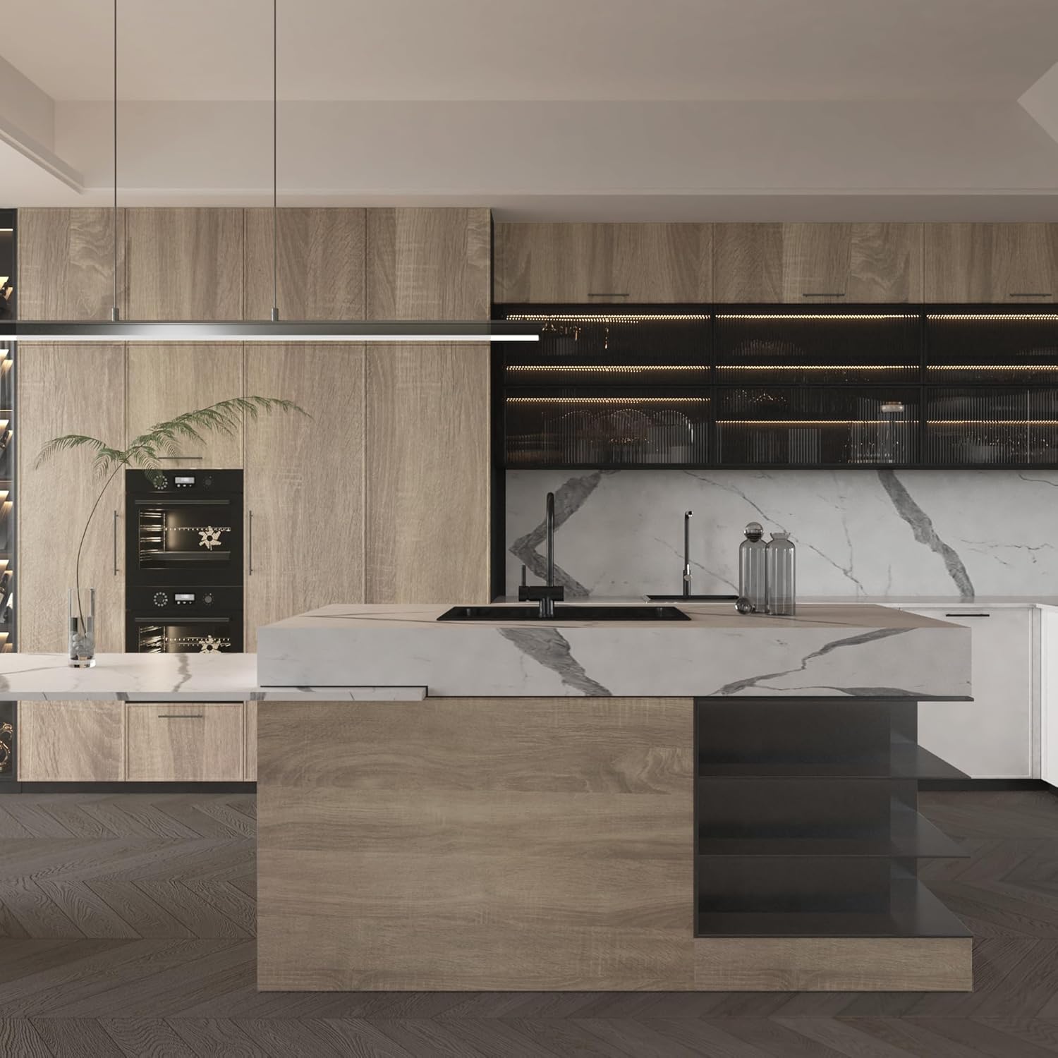 

Классические ПВХ наклейки под дерево для шкафа, тумбы, стола, мебели, водонепроницаемые самоклеящиеся обои, домашний декор, обои 40x100CM