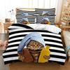 3D Cat Cute Kitten Bedding Sets Quilt Bed Cover Comforter Duvet Cover Pillow Case 2-3 Pieces Sets Kids Adult Bedroom Decoration