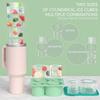 Water Bottle Ice Maker,Insulated Cup Ice Tray - Creative Silicone Ice Mold with Easy Release Design