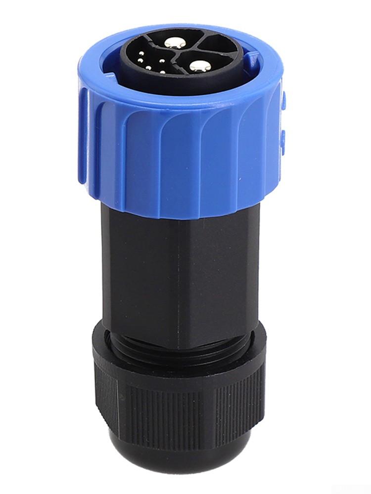 M23 IP67 Stecker Buchse 2+1 Plus 5 Batterieanschluss, Motorrad-Ladesteckdose