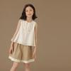 Hacikis Girls' Sweet Cloud Print Sleeveless Summer Top