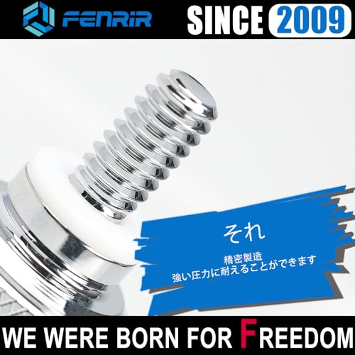 FENRIR Motorrad Schnellverschluss Sitzschraube 304 Edelstahl Passend für Harley Davidson 1997-2009 Street Glide Road Glide Road King Low Rider Fat