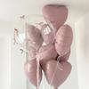 32-teiliges Rosa Love-Ballon-Set 1 Transparenter Ballon 10 Rosa Herzförmige Aluminiumfolienballons Geburtstagsfeier Dekoration Foto-Requisiten