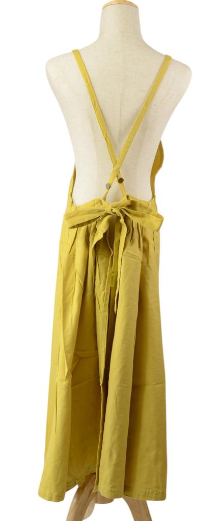 Friends Hill Long Apron Light Wind Yellow