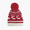 New Arrivals Open Run Deer Nordic Knit Beanie Pompom