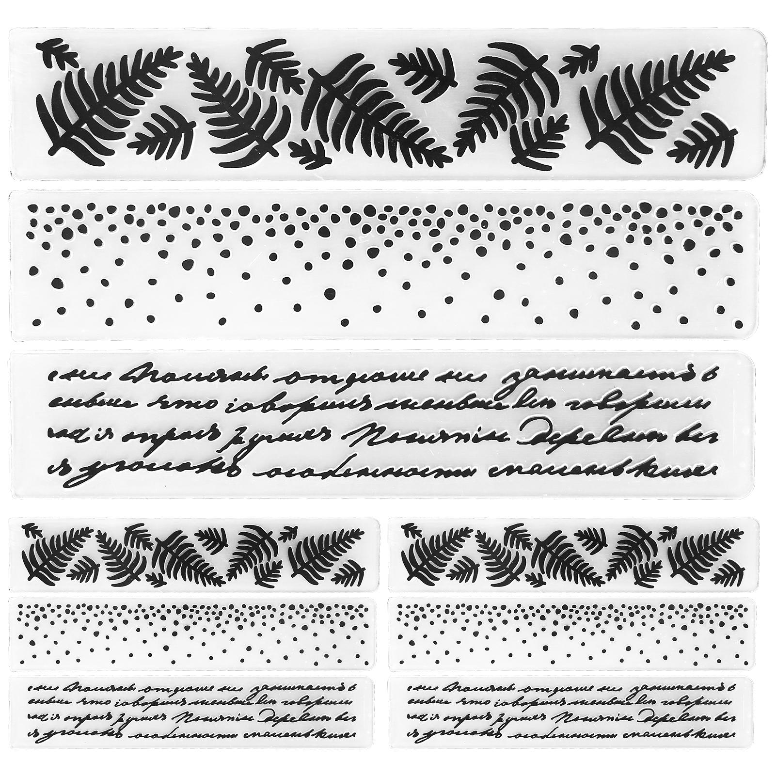 

9Pcs Plastic Embossing Folders Scrapbooking DIY Card Making Embossed Template Paper Craft Tools