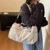Oxford-Stoff Duffel Bag für Männer und Frauen, große Kapazität, Reise- und Sporttasche mit gepolstertem Griff, zum Tragen in der Hand oder über der Schulter für Kurztrips