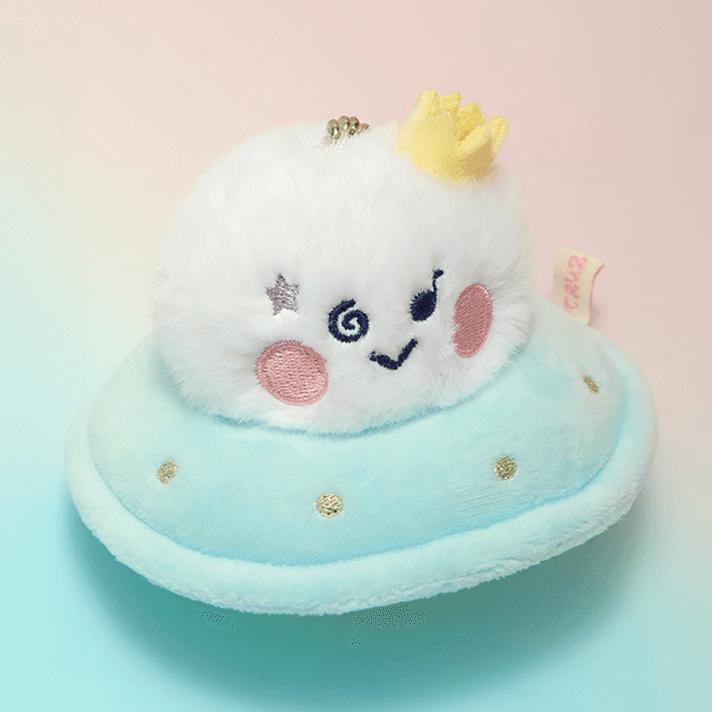 TREASURE TRUZ Planet Mini Plush Key Ring