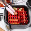 1 Stück Silikon-Heißluftfritteusen-Schale, Frittierkorb, Form, Korb, Topf, Wiederverwendbar, Hot Dog, Speck, Kuchenrost, Heimparty, Backzubehör