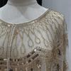 Vintage Style Sequins Tassel Shawls Retro Flapper Shawl  Garment Accessories