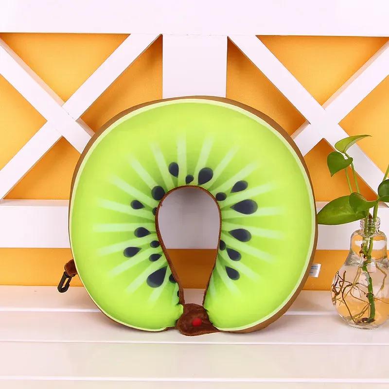Travel Memory Foam Fruit U Shaped Travel Pillow Neck Support Head Rest Headrest Cushion Pillow