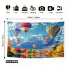 2D Colorful Balloon Backdrop Mountain Lake Photography Background