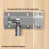 Stainless Steel Mount Door Bolt Rusts Proof Heavy Type Cabinet Latches For Outdoor Security Easy Installation