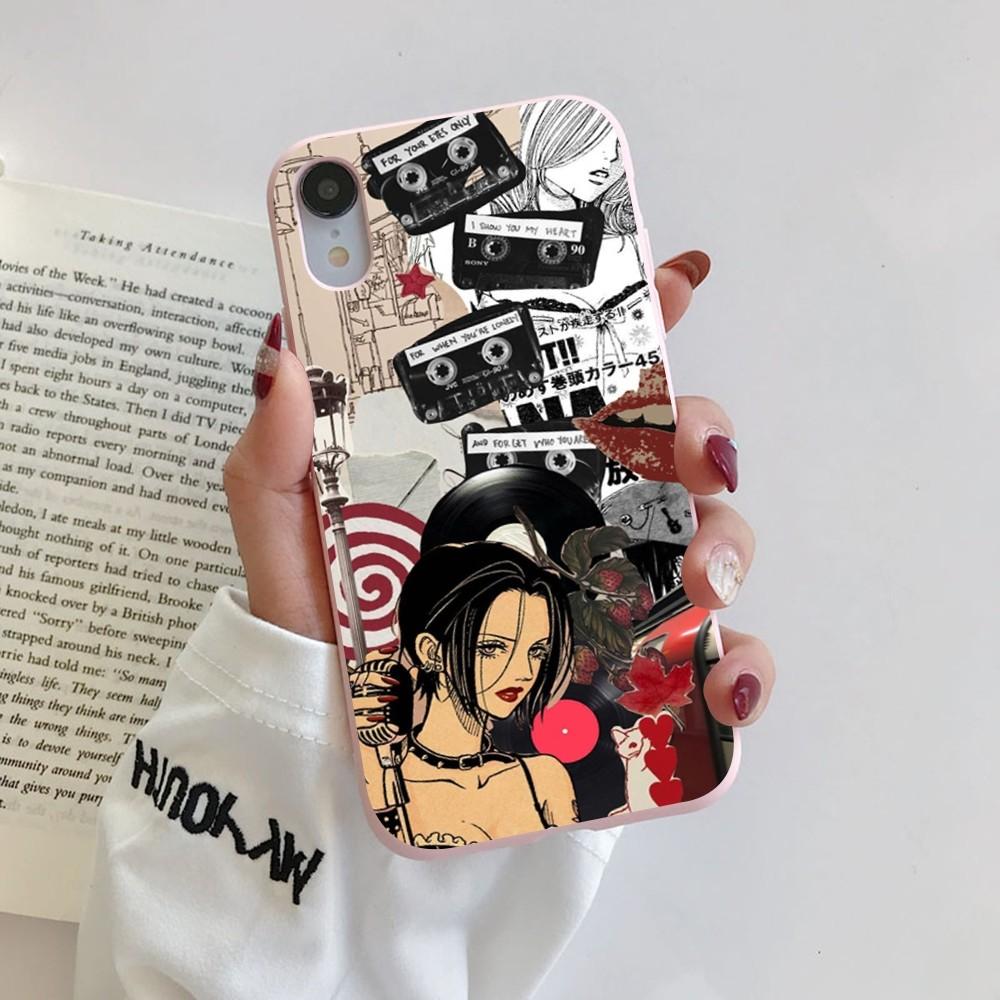 

N-NANA Phone Case for iPhone 14 11 12 13 Mini Pro Xs Max 8 7 6 6S Plus X XR Solid Candy Color Case iphone XR