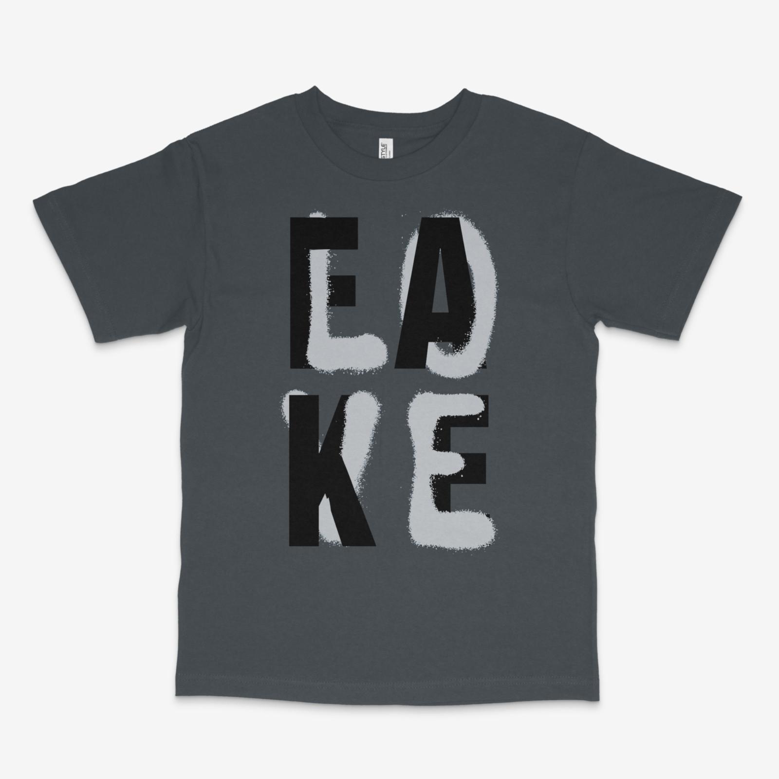 Fake Love Fear 4s Charcoal Tee S разноцветный