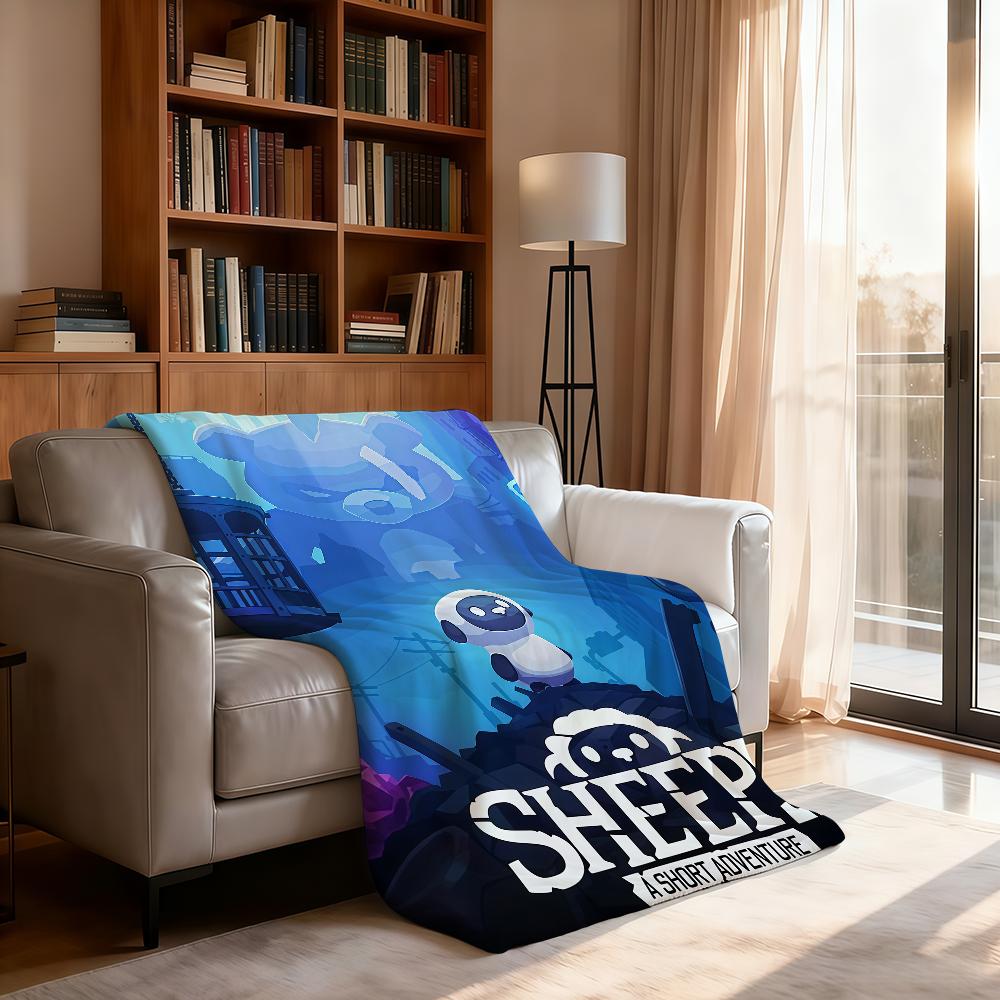 Game S Sheepy Blanket Soft Throw Blanket for Home Bedroom Bed Sofa Picnic Travel Office Rest Cover Blanket Gift