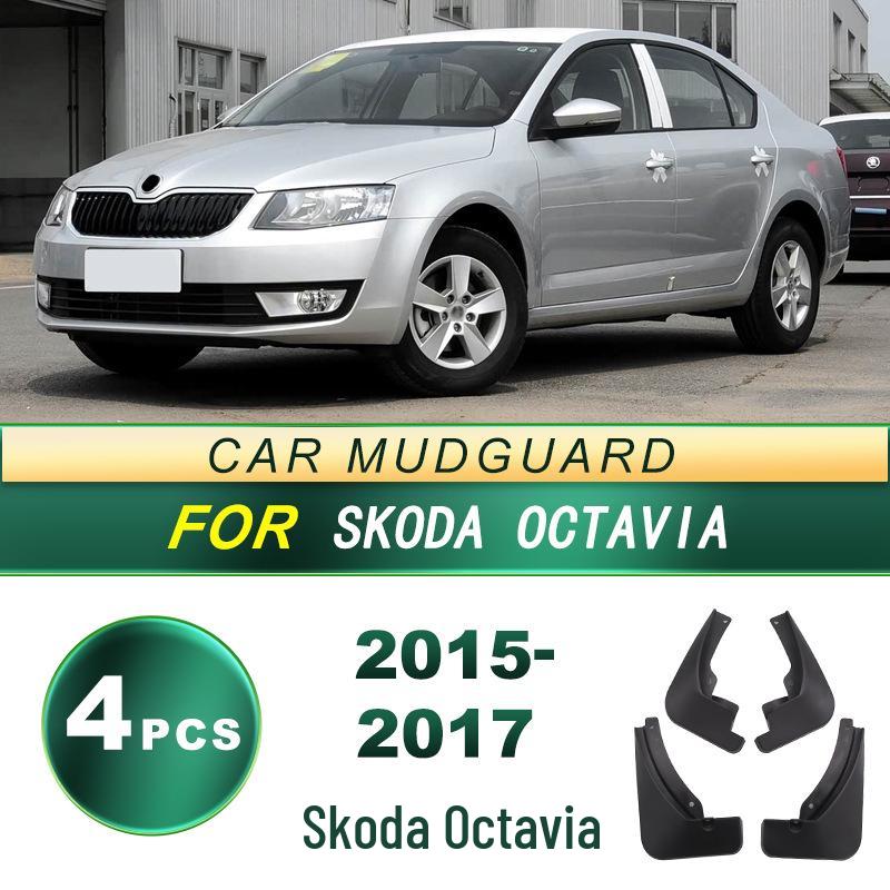 

Skoda Octavia 2015-2017 Mudguard: Soft Rubber, No-Drill Required