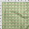 oneOone Cotton Flex Lime Green Fabric Asian Traditional Block Quilting Supplies Print Sewing Fabric By The Yard 40 Inch