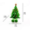 Table Top Christmas Tree 3D Printed Toys Cute Figurines with Articulated Legs Statues Ornaments for Office Festive Desktop