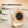 4000mAh Desktop Fan 90° Adjustable 100 Speeds Wall Mount Outdoor Portable with Remote Control Touch Screen Cooling Fan
