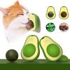 Avocado Kattenkruid Muurbal Kat Speelgoed Kattenkruid, Snack Gezond Draaibaar Snoep Speelgoed Kitten Speelspeelgoed, Eetbare Kattenmunt Likbal(Kattenkruid & Galvrucht)
