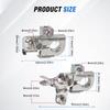 For Ford F150 Edge / Lincoln MKX MKZ New Car Positive and Negative Battery Terminal Cable Clamp Connectors Replace BT4Z-14450-BA