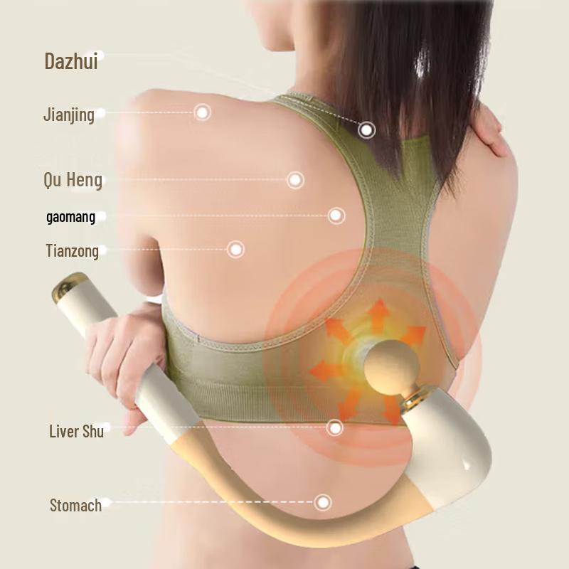 

Curved Head Handheld Percussion Massager