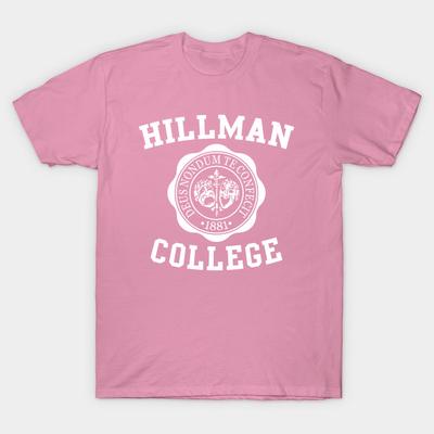 T Shirt Women Hillman College Harajuku Print Kawaii Tshirt Summer Short Sleeve Female T-Shirt Top Tee