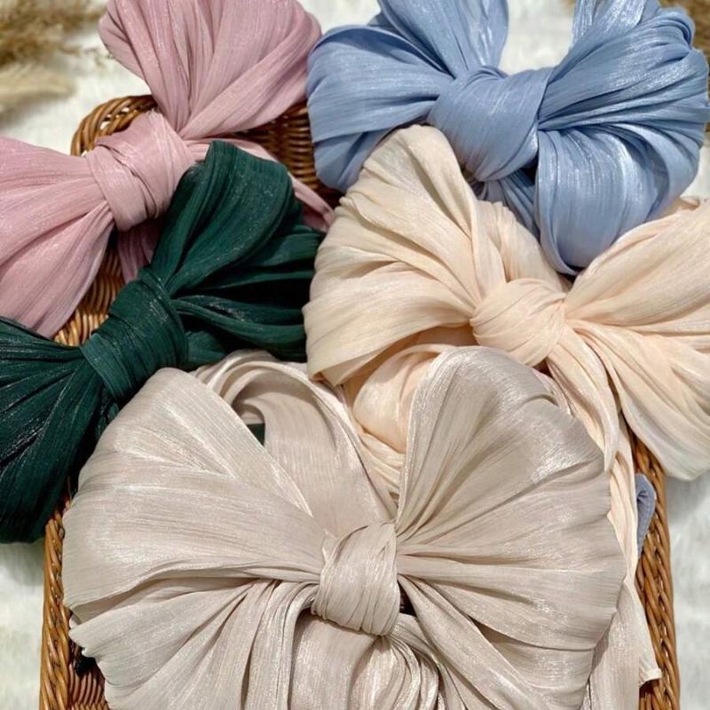 Newest Shimmer Crinkle Chiffon Hijab Shawl Headwraps Women Solid Color Muslim Hijab Foulard Head Scarf Malaysia Turban Headband