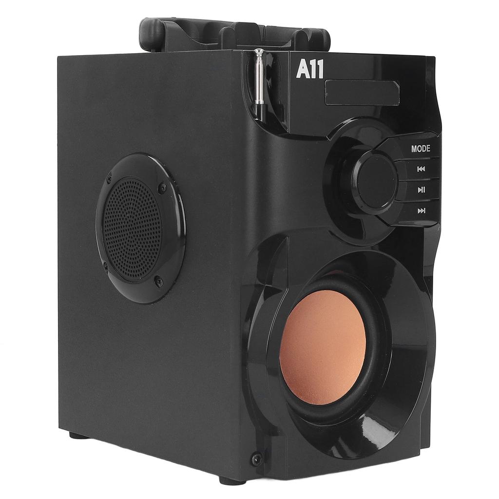 Bluetooth 5.0 Lautsprecher Stereo Subwoofer Mehrzweck Tragbarer Smart Lautsprecher mit Fernbedienung für