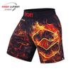 Men's Digital Print Fight Training Shorts for Gym, Jiu-Jitsu, and Sanda