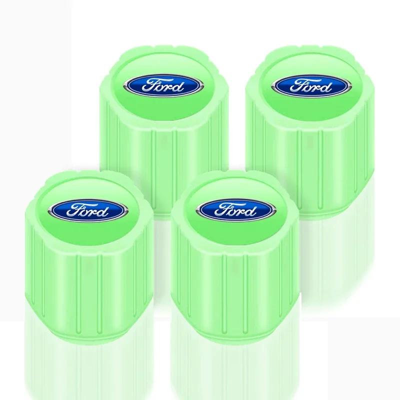 

mk4 Luminous Valve Cap Car Fluorescent Tire Valves Cap For Ford Mustang BA Shelby SYNus King GTX1 Ka Fusion Focus F-150 Transit