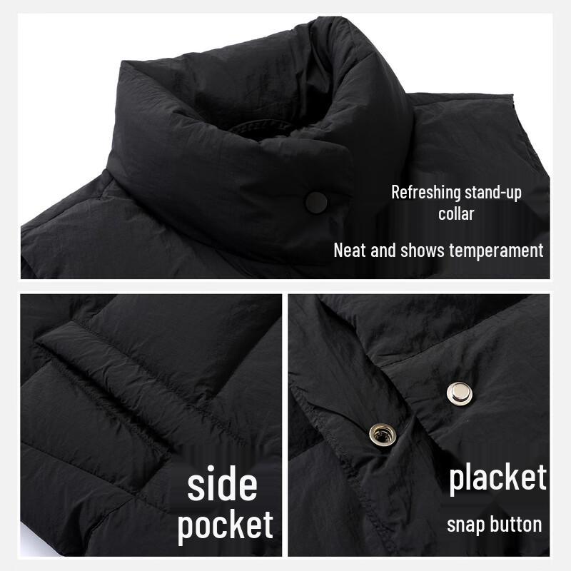 Xuezhongfei Women's Stand Collar Lightweight Down Vest