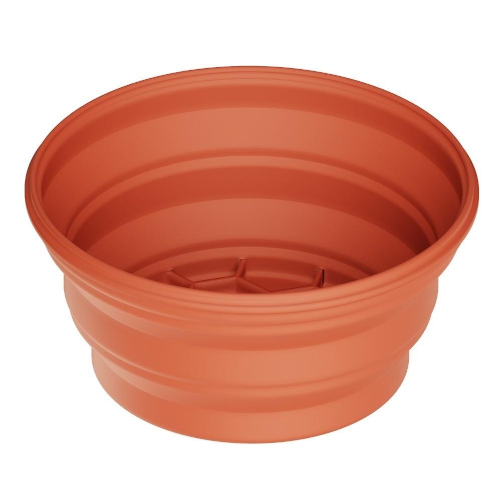 Foldable Portable Ice Basin Silicone Face Dipping Bowl New Skincare Washbasin for Women Girls Orange