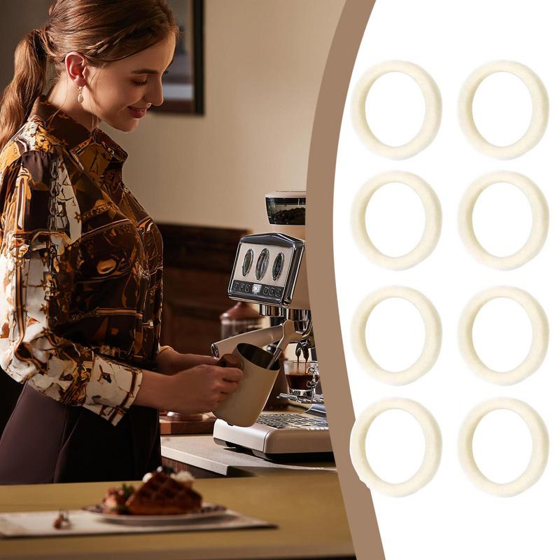 

Felt Washer Lower Burr Coffee Grinder Parts Accessories Set Of 8 Lightweight Soft Grinder Wool Ring Accessories For Shop United States