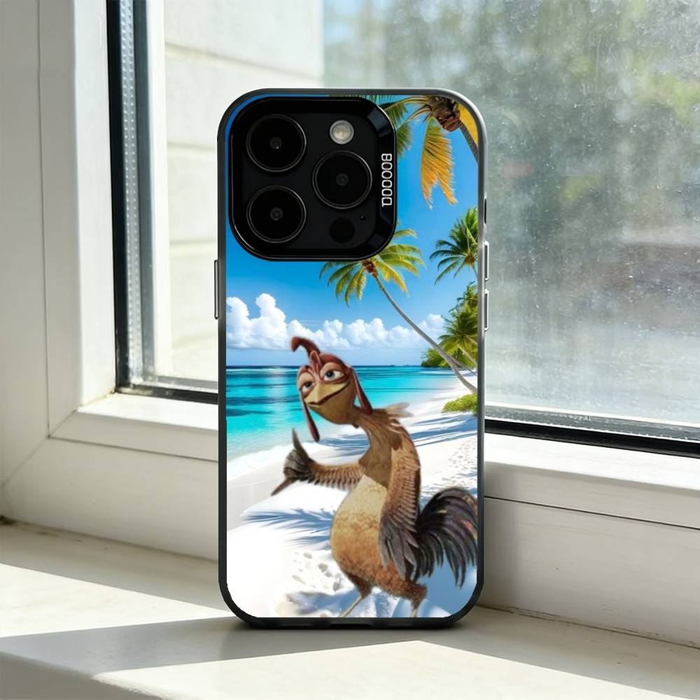 

C-Chicken J-Joe Surf Phone Case For iPhone 17,16,15,14,13,12,11 Plus,Pro Max,XS,Colored Silver Plated Inside Cover iPhone16se4
