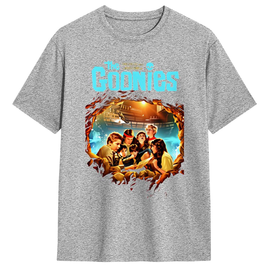 The Goonies Never Say Die Pure Cotton T Shirt For Mens Beach O Neck Trending Tee Shirt Oversized Casual Clothes