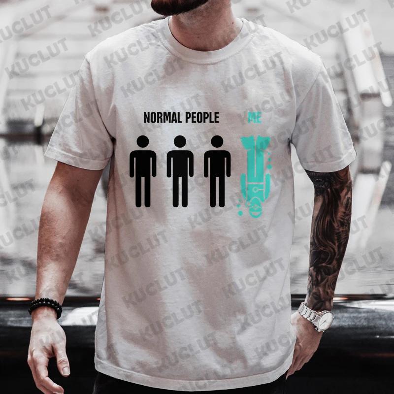 Duiken Duikers Funny T Shirt Men Summer Harajuku Streetwear Short Sleeve Oversized Tops Diving Divers Diving Men Street Tee Tops