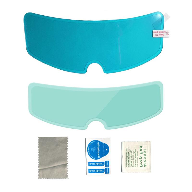 1Pc/2Pcs Motorcycle Helmet Anti Fog Film,Transparent Rainproof Universal Film,Sun Visor Rainproof Lens Film,Motorcycle Accessory