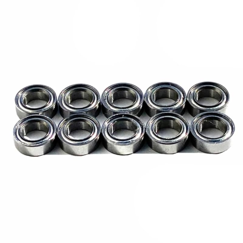 

Leia IKKO S miniature bearings bearing 850ZZ stainless 5×8×2.5 Inner diameter 5mm Outer diameter 8mm Thickness 2.5mm double sided shield set of 10