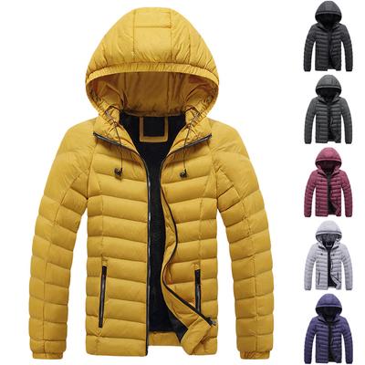 Mens Winter Zipped Warm Tracksuit Casual Long Sleeve Outwear Coat