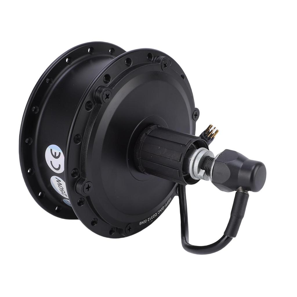 Electric Bike Hub Motor 36V 250W IP65 Water Proof Aluminum Allloy Rear Wheel Hub Motor for 16in 20in 24in 26in 27.5in