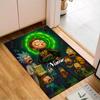 Custom Name Alien Adventure Space Rug Game Carpet, Floor Mat for Bedroom Living Room Entryway Rug, Home Decor Idea Gift for Christmas birthday