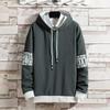 Pullover con cappuccio casual da uomo per primavera e autunno, tutto da abbinare, ad asciugatura rapida, per sport da corsa, maglie da uomo
