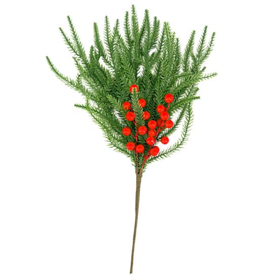 Christmas Garland Real Touch Artificial Greenery Pine Garland Realistic Faux Pine Branches for Table