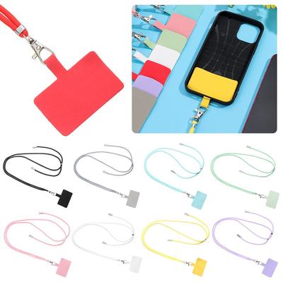 Anti-lost Phone Safety Tether Crossbody Keychain Chain Patch Nylon Strap Phone Lanyard Neck Cord