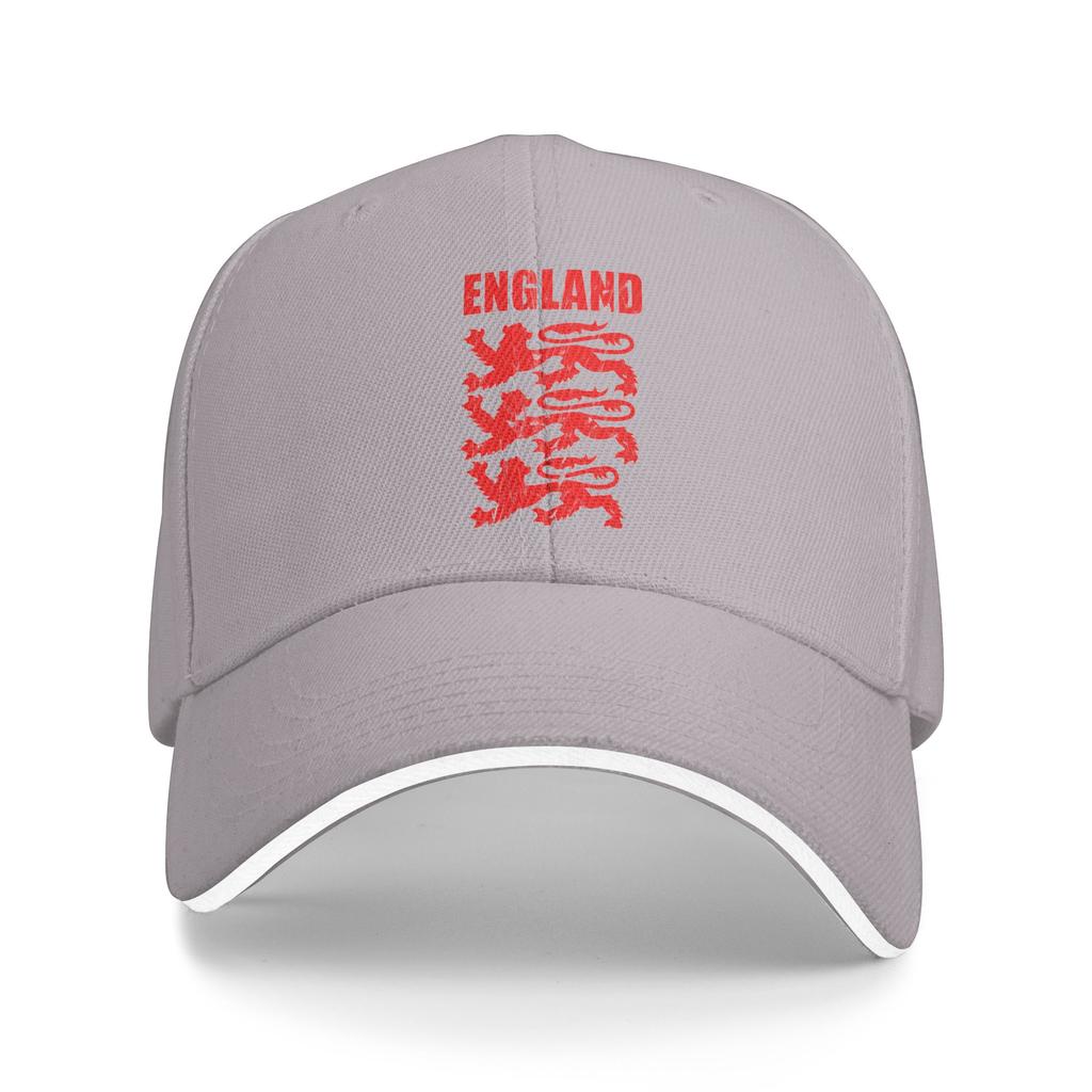 Summer England Red Lion Baseball Cap Running Hippie y2k Retro Custom Logo Sun Trucker Hat Unisex-Teens Sun-Proof Snapback Cap